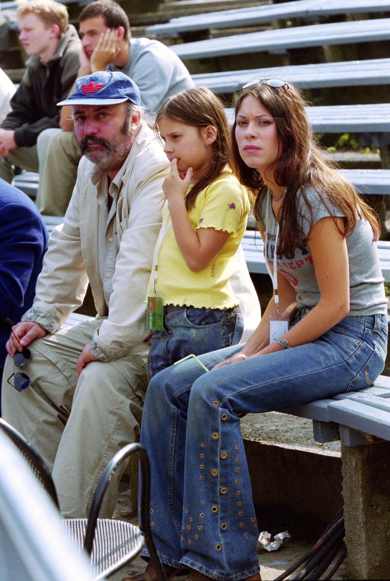 Andrzej Pietras z córkami