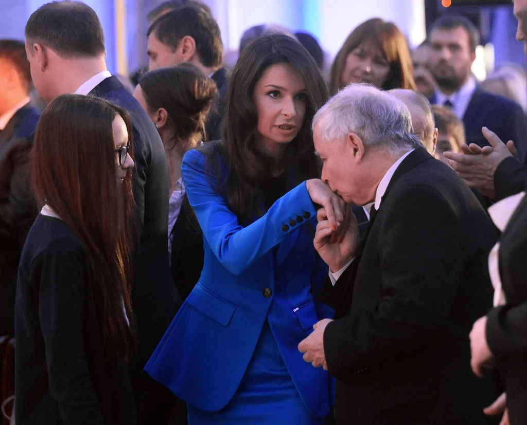 Marta Kaczyńska z córką i stryjem Marta Kaczyńska z córką i stryjem