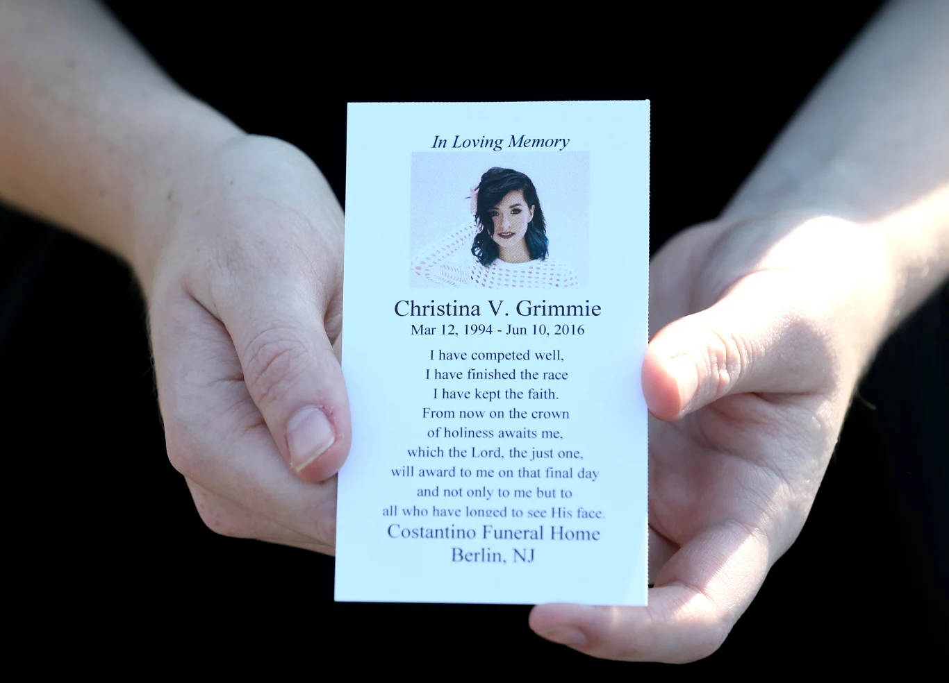 Publiczne nabożeństwo żałobne Christiny Grimmie Publiczne nabożeństwo żałobne Christiny Grimmie