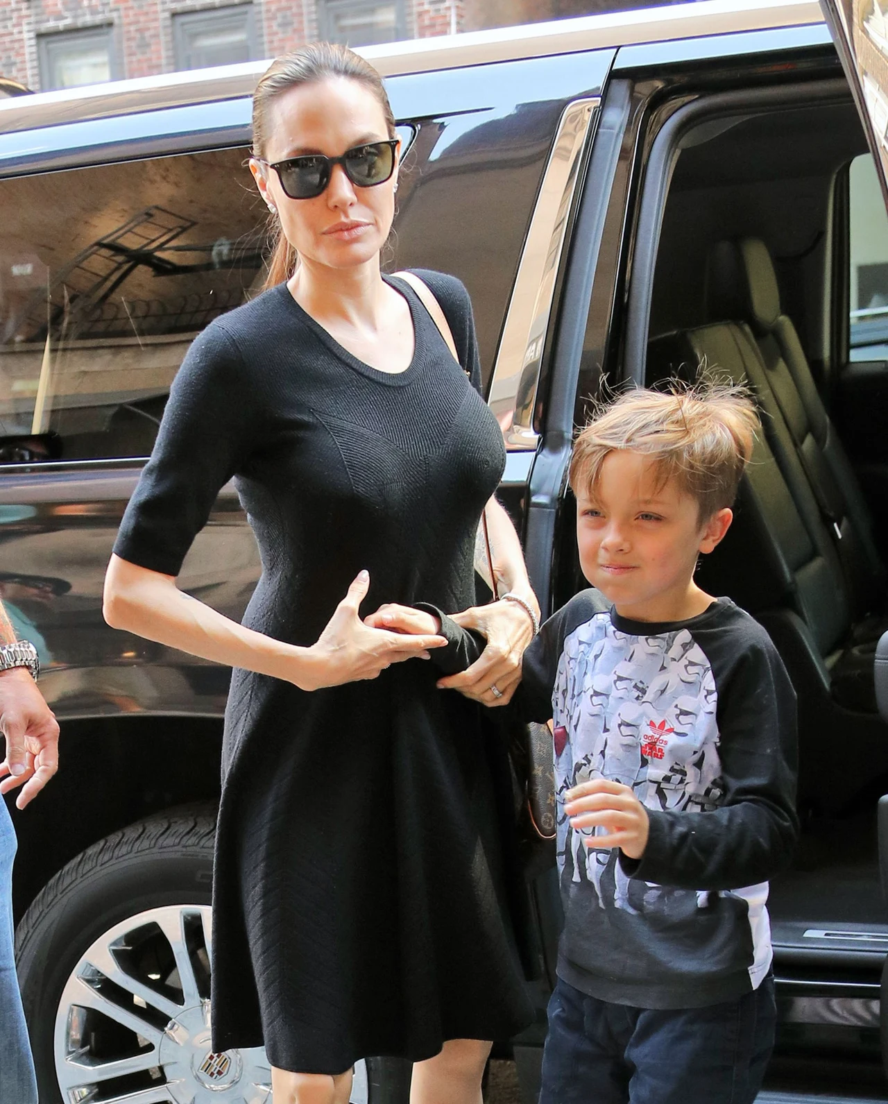 Angelina Jolie z synem Angelina Jolie z synem