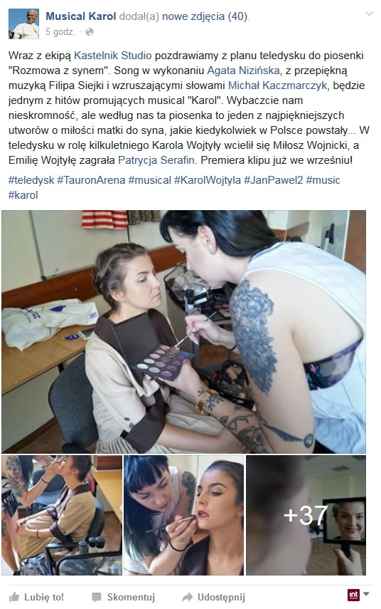 Powstaje teledysk do utworu "Rozmowa z synem" / Facebook