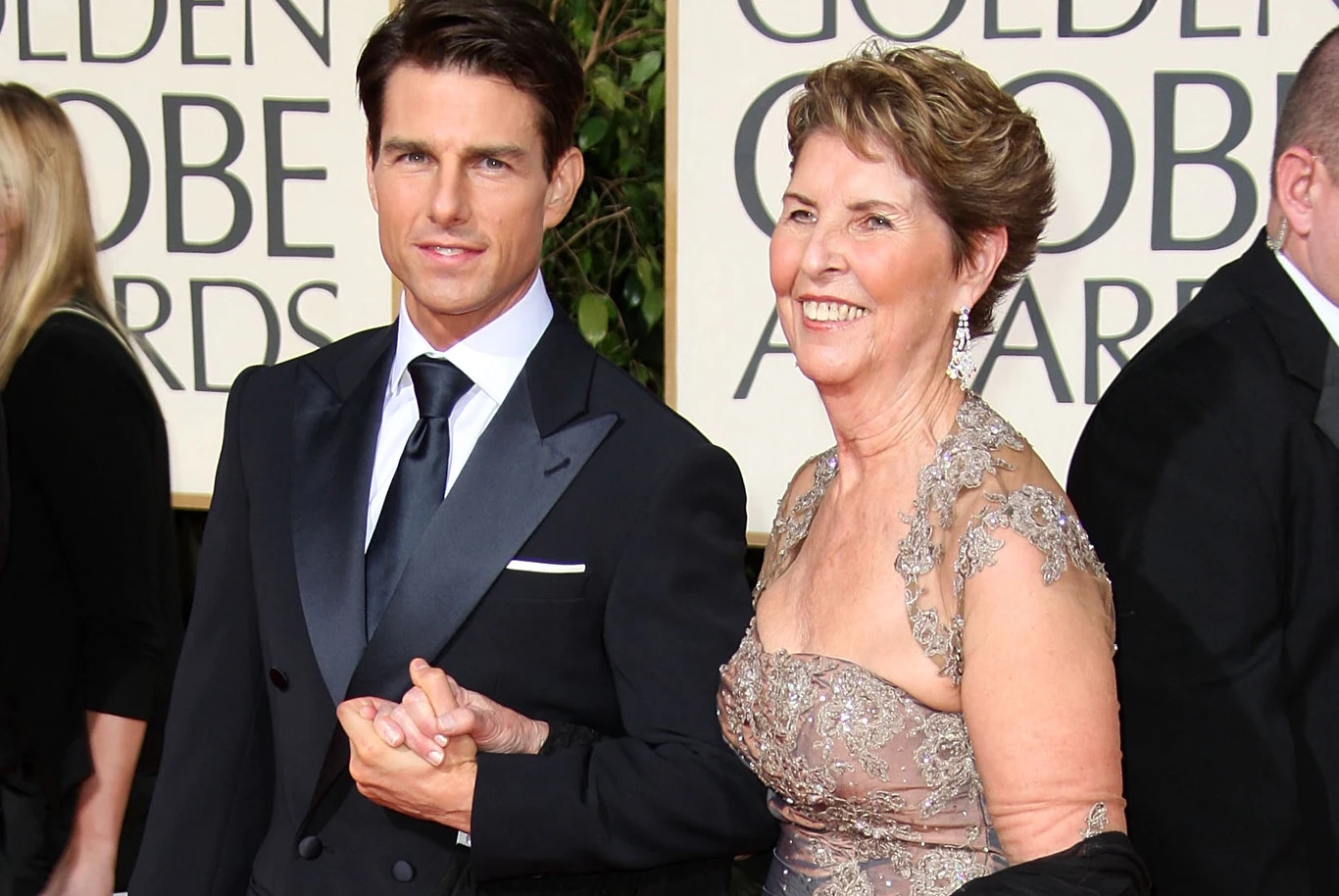 Tom Cruise z mamą Tom Cruise z mamą