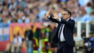 Gerardo Martino podczas meczu Copa America Centenario z Wenezuelą