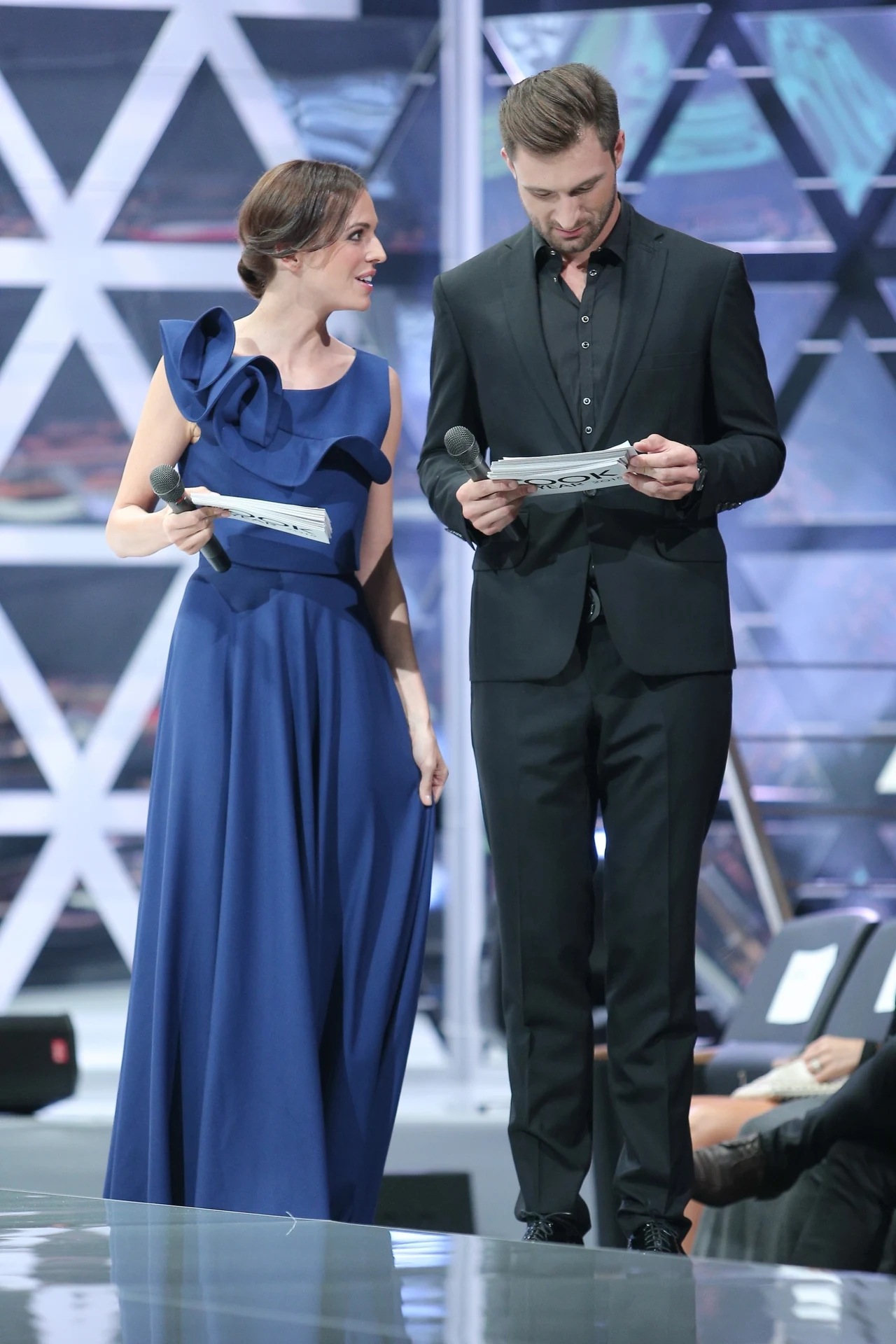 Anna Wendzikowska; na zdj. z Mateuszem Hładkim Anna Wendzikowska; na zdj. z Mateuszem Hładkim