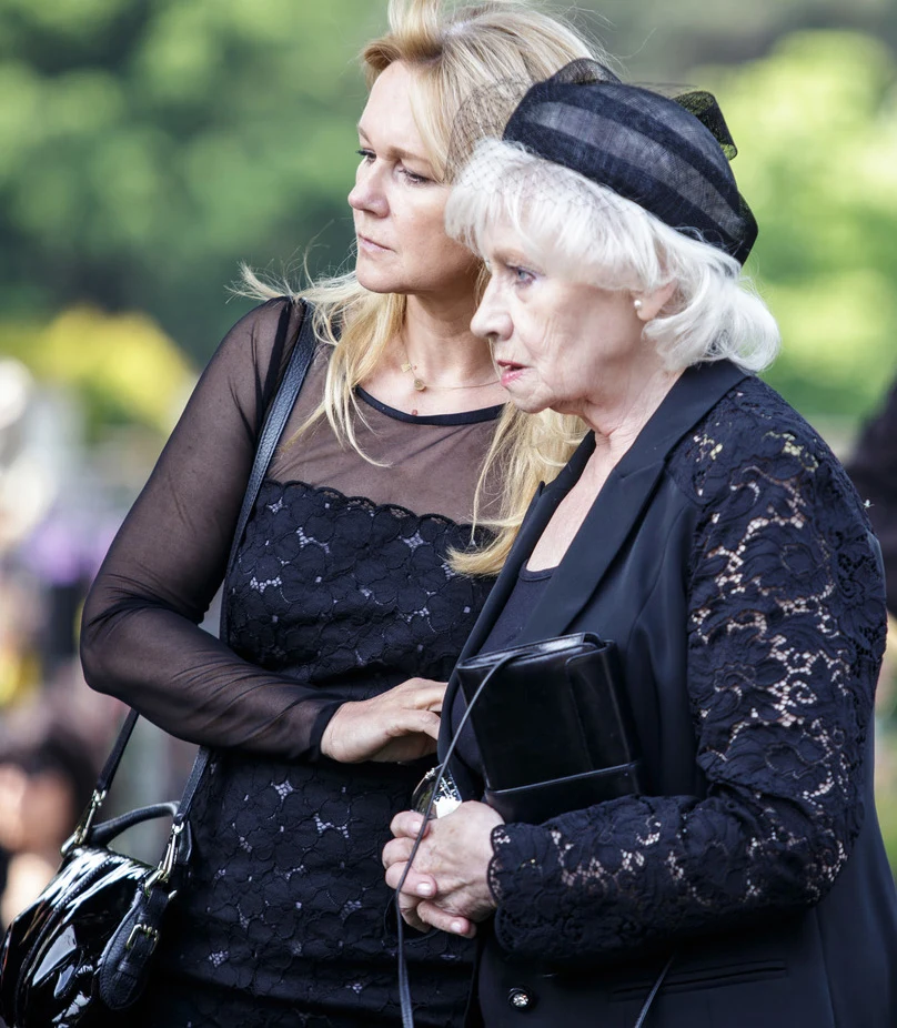 Grażyna Torbicka i Krystyna Loska pożegnały ukochanego tatę i męża