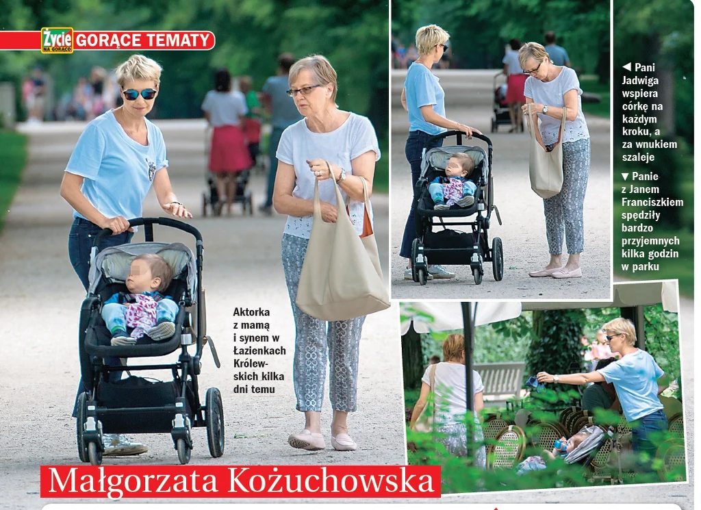 Małgorzata z synkiem i mamą Małgorzata z synkiem i mamą