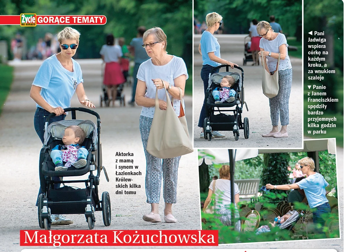 Małgorzata z synkiem i mamą Małgorzata z synkiem i mamą