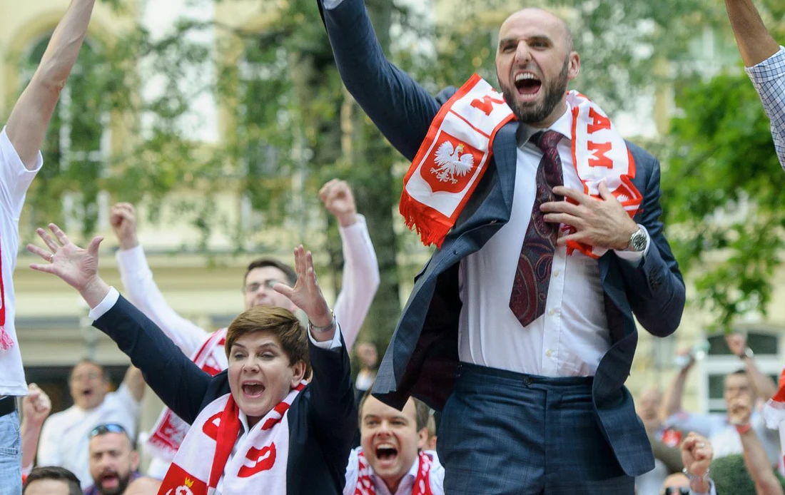 Beata Szydło i Marcin Gortat