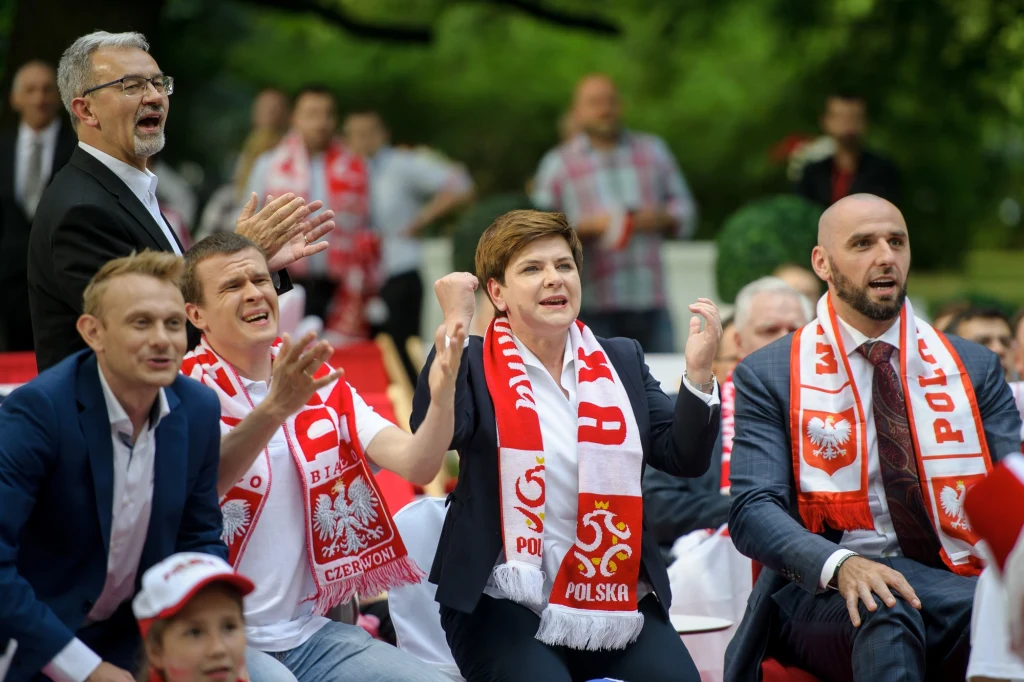 Beata Szydło, Sebastian Mila, Marcin Gortat Beata Szydło, Sebastian Mila, Marcin Gortat