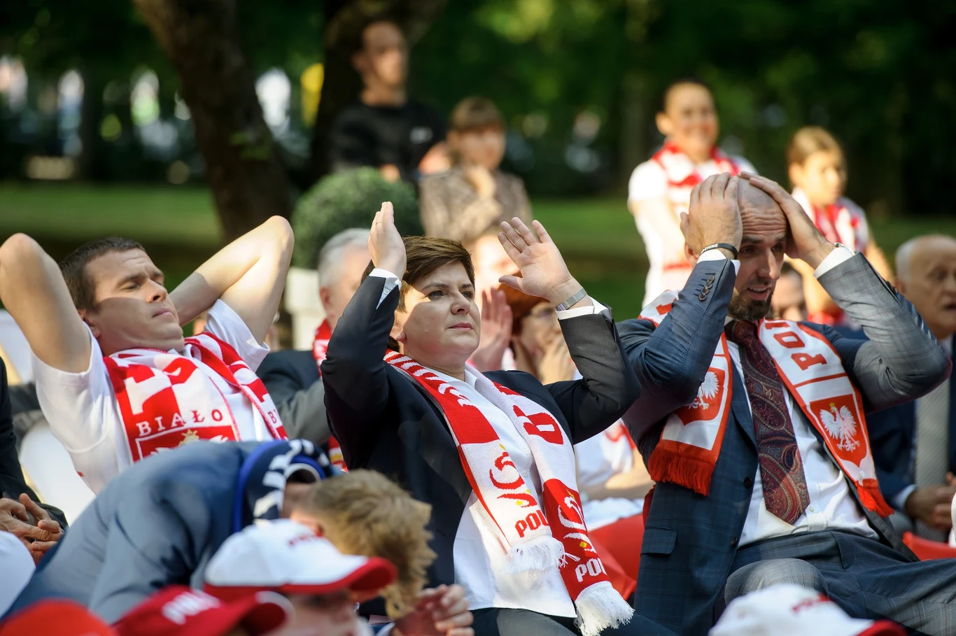 Beata Szydło, Marcin Gortat, Sebastian Mila
