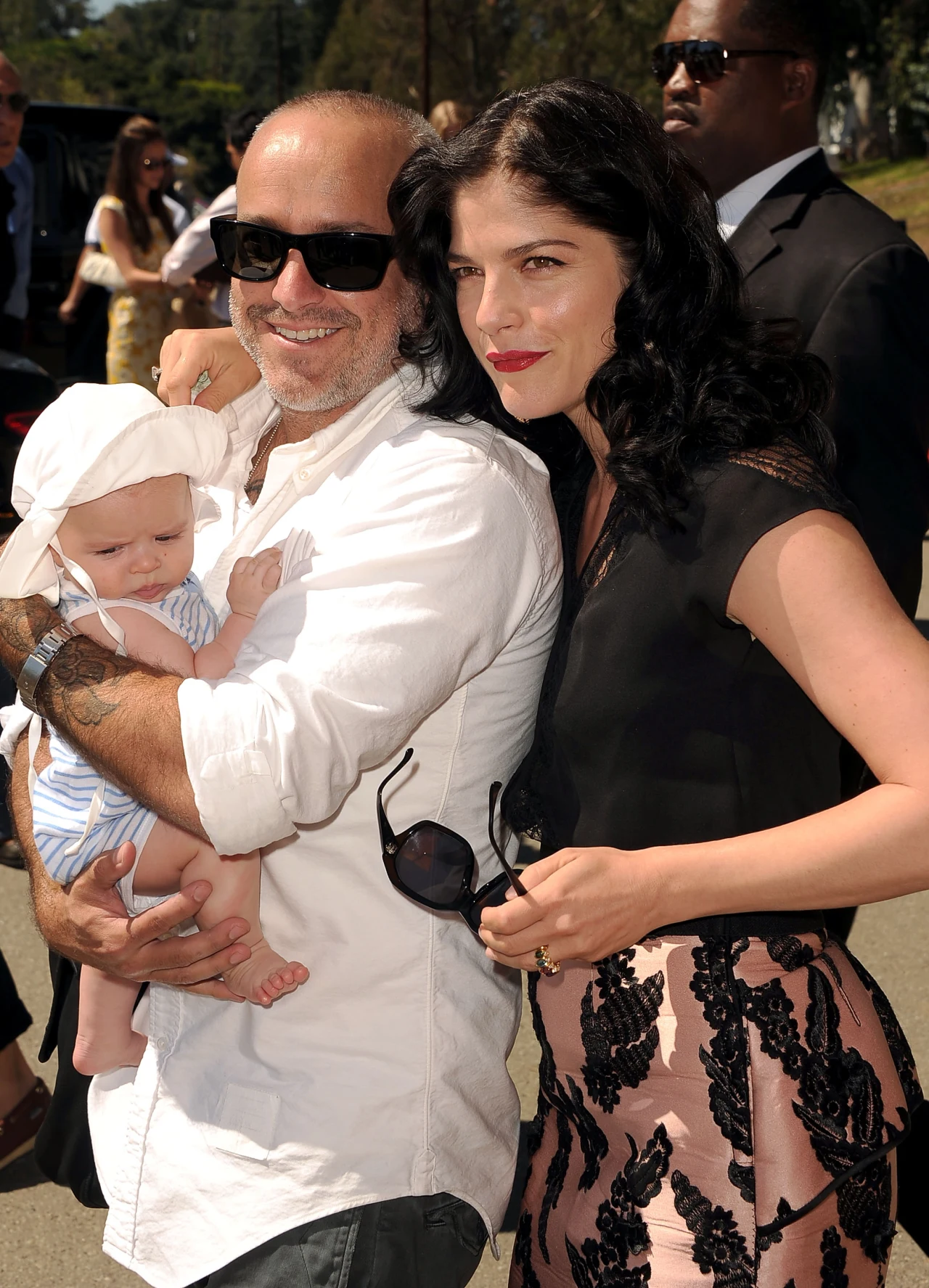 Selma Blair z synem i byłym partnerem, 2011 rok