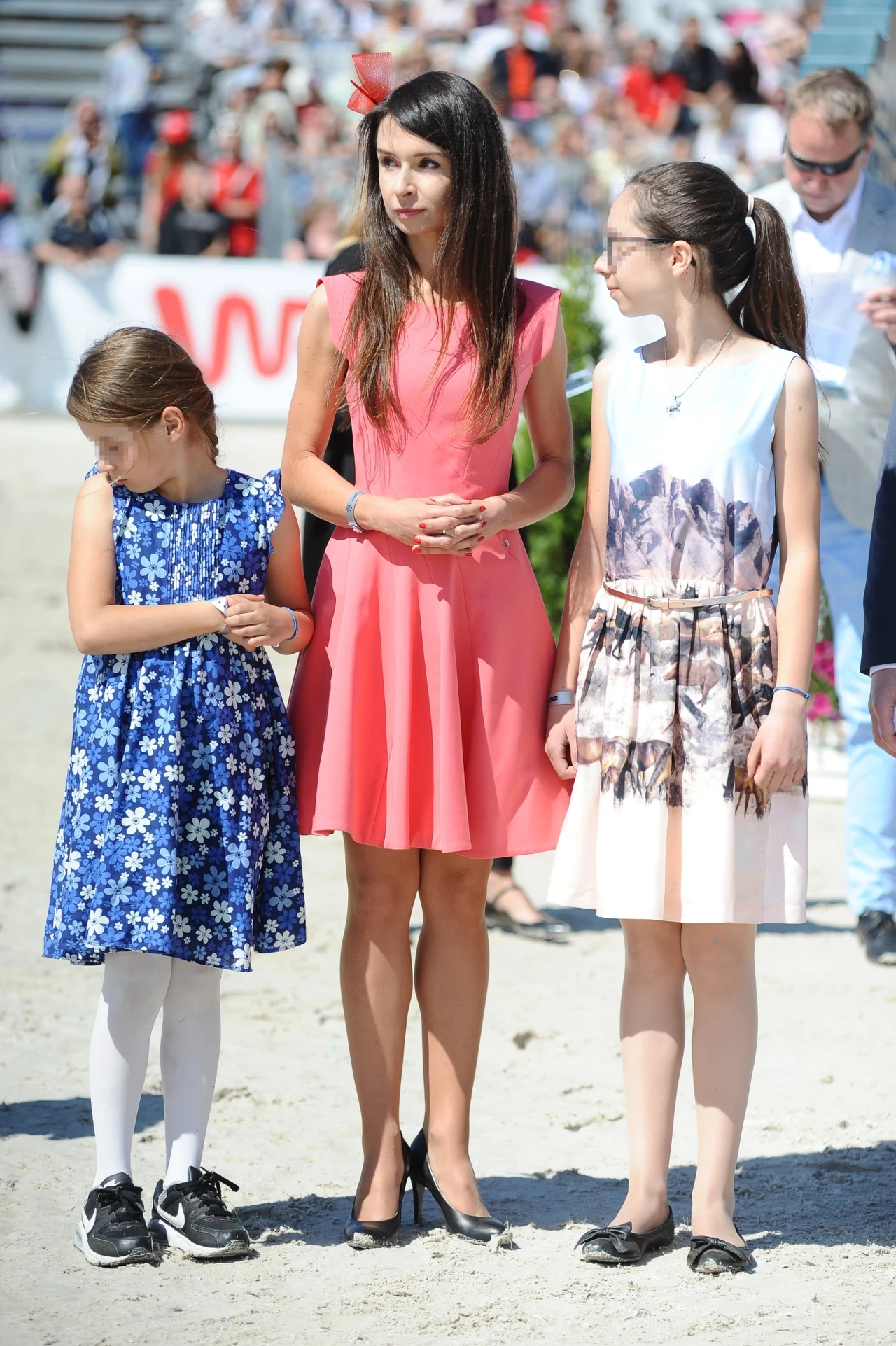 Marta Kaczyńska z córkami