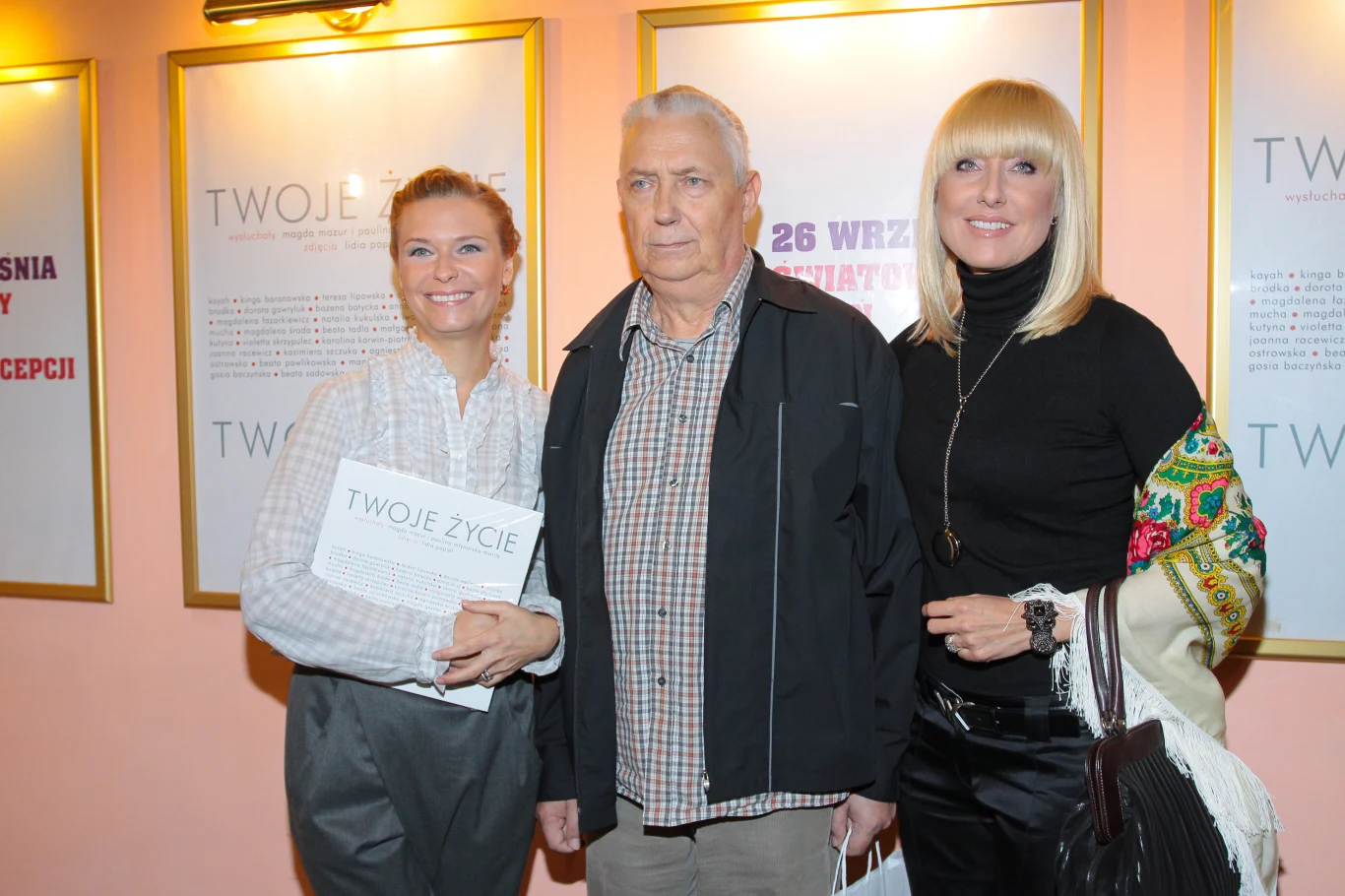 Młynarski z Pauliną i Agatą Młynarski z Pauliną i Agatą