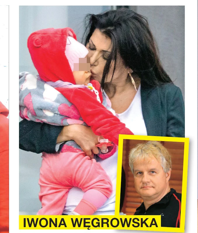Iwona z córką i były mąż Iwona z córką i były mąż
