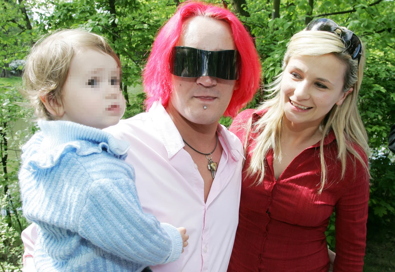 Wiśniewski z Anią i córką Wiśniewski z Anią i córką