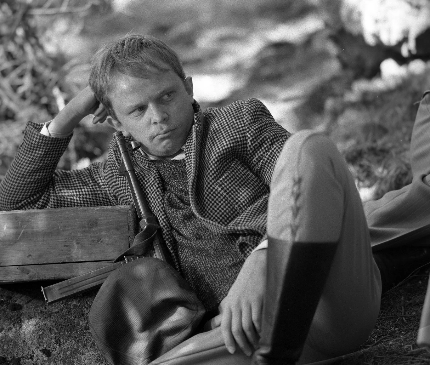 Andrzej Szopa w filmie "Krótkie życie" Andrzej Szopa w filmie "Krótkie życie"