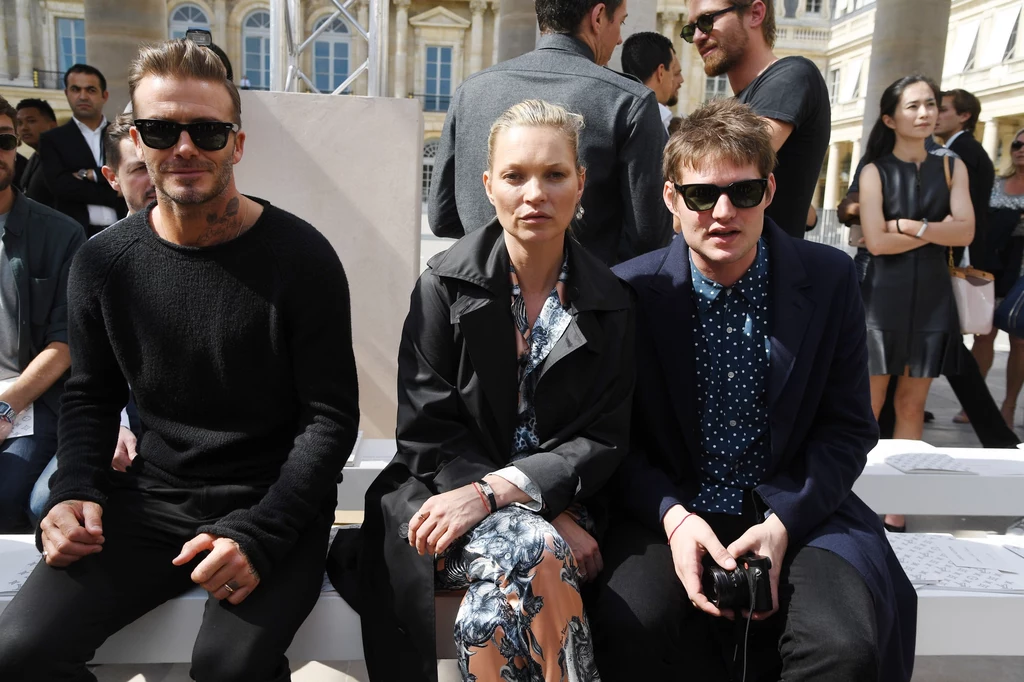 David Beckham,Kate Moss i Nikolai Von Bismarck David Beckham,Kate Moss i Nikolai Von Bismarck