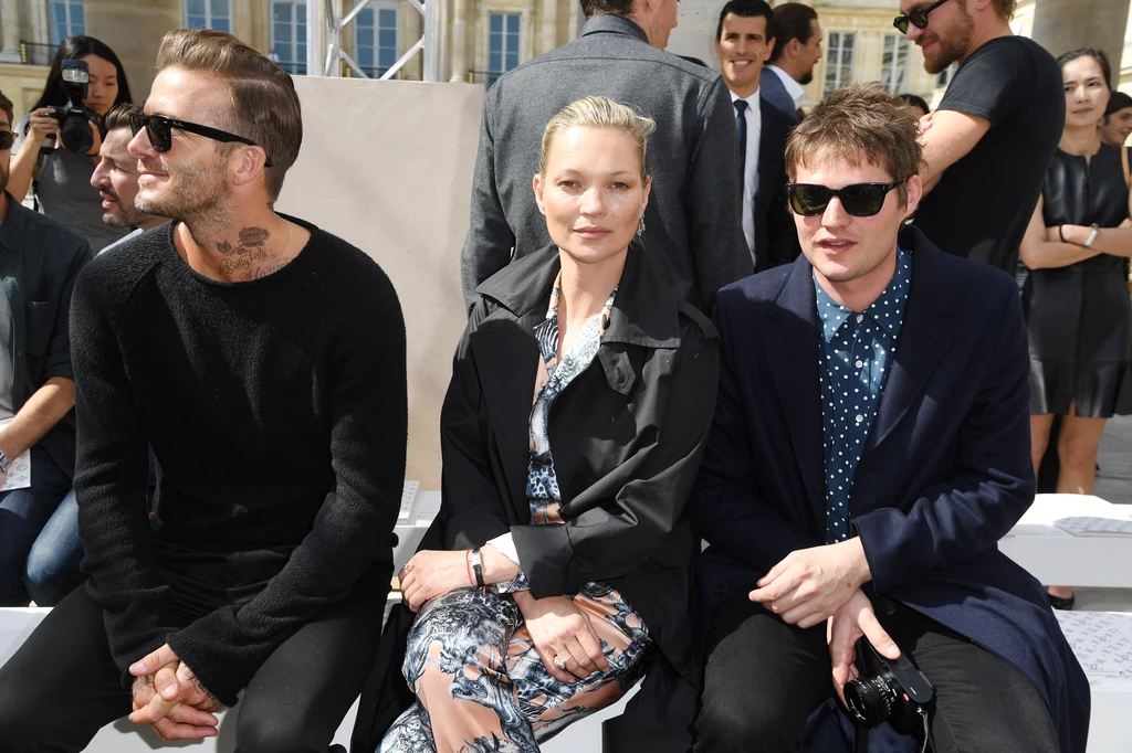 David Beckham, Kate Moss i Nikolai Von Bismarck David Beckham, Kate Moss i Nikolai Von Bismarck
