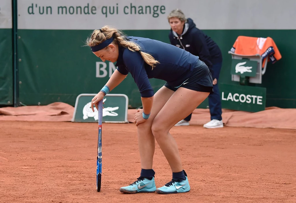 Wiktoria Azarenka narzeka na kontuzję