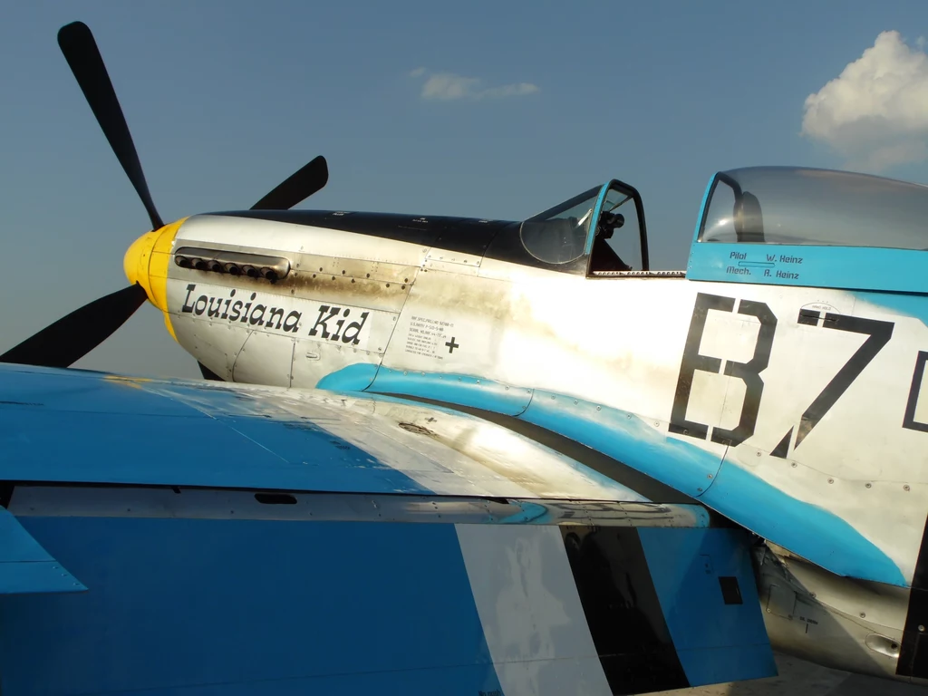 Mustang P-51D "Louisiana Kid" na lotnisku Kraków-Balice