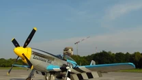 P-51D Mustang na lotnisku Kraków-Balice