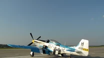 P-51D Mustang na lotnisku Kraków-Balice