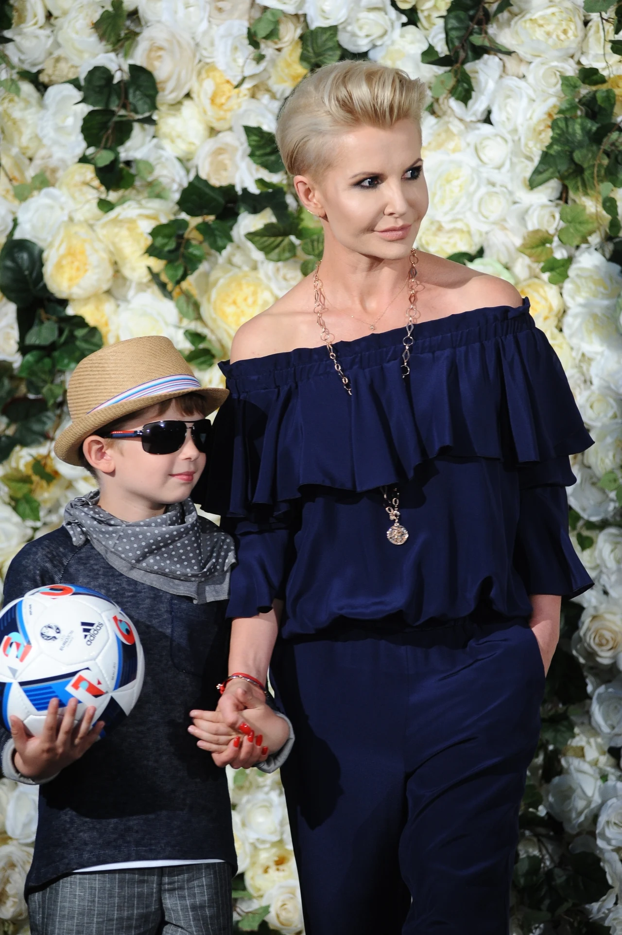 Joanna Racewicz z synem Joanna Racewicz z synem