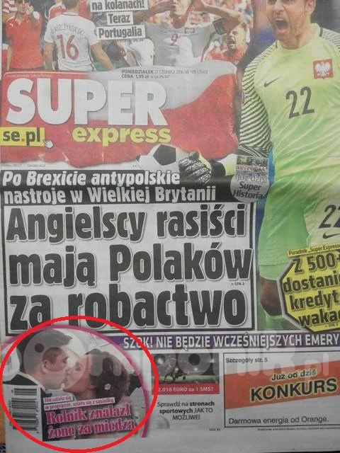 O ślubie Szakiewicza informuje m.in. "Super Express" O ślubie Szakiewicza informuje m.in. "Super Express"