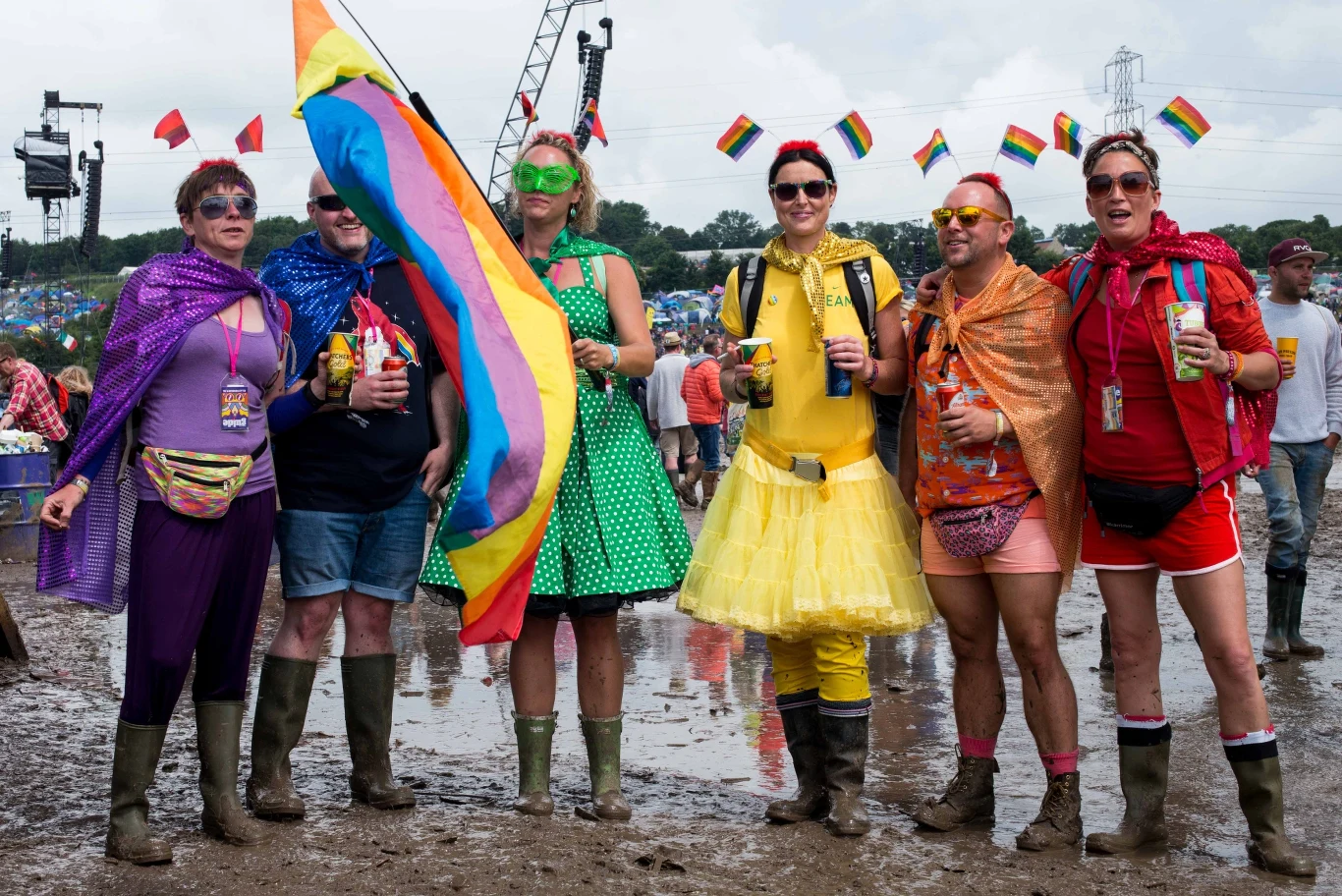 Publiczność podczas Glastonbury 2016