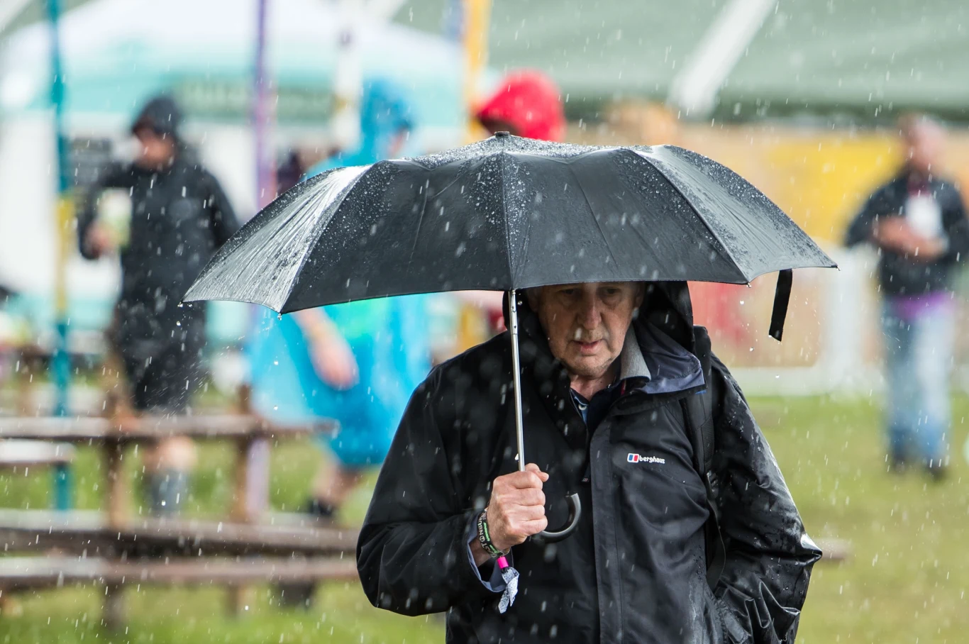 Publiczność podczas Glastonbury 2016