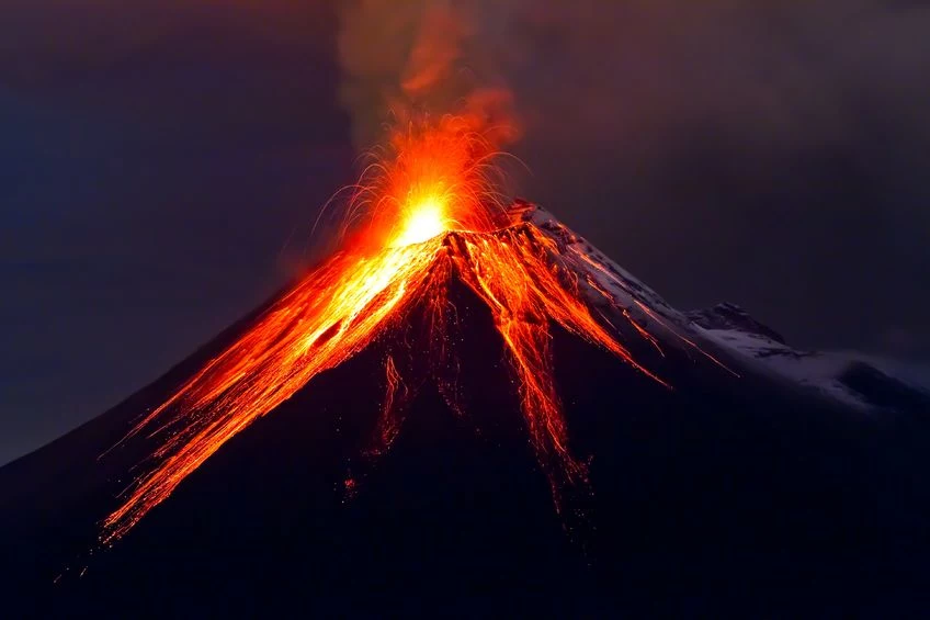 Czy wulkany produkują więcej dwutlenku węgla niż ludzie?