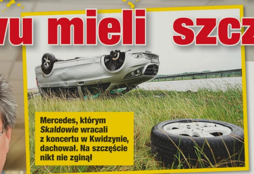 Z auta niewiele zostało Z auta niewiele zostało