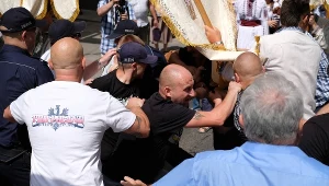 Grupa przedstawicieli środowisk narodowych próbowała w Przemyślu, przeszkodzić w procesji grekokatolików