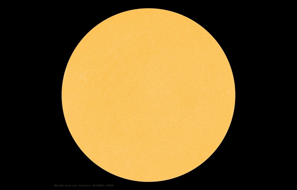 Widok Słońca w dniu 26 czerwca Widok Słońca w dniu 26 czerwca