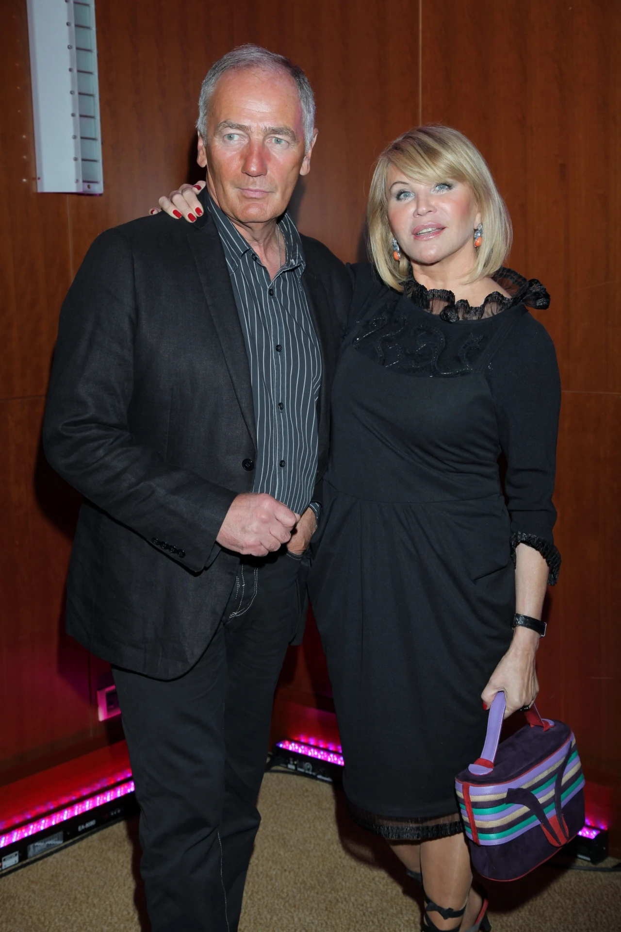 Karol Strasburger z żoną Karol Strasburger z żoną