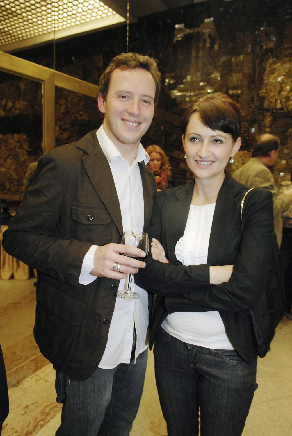 Andrzej Deskur z Beatą Andrzej Deskur z Beatą