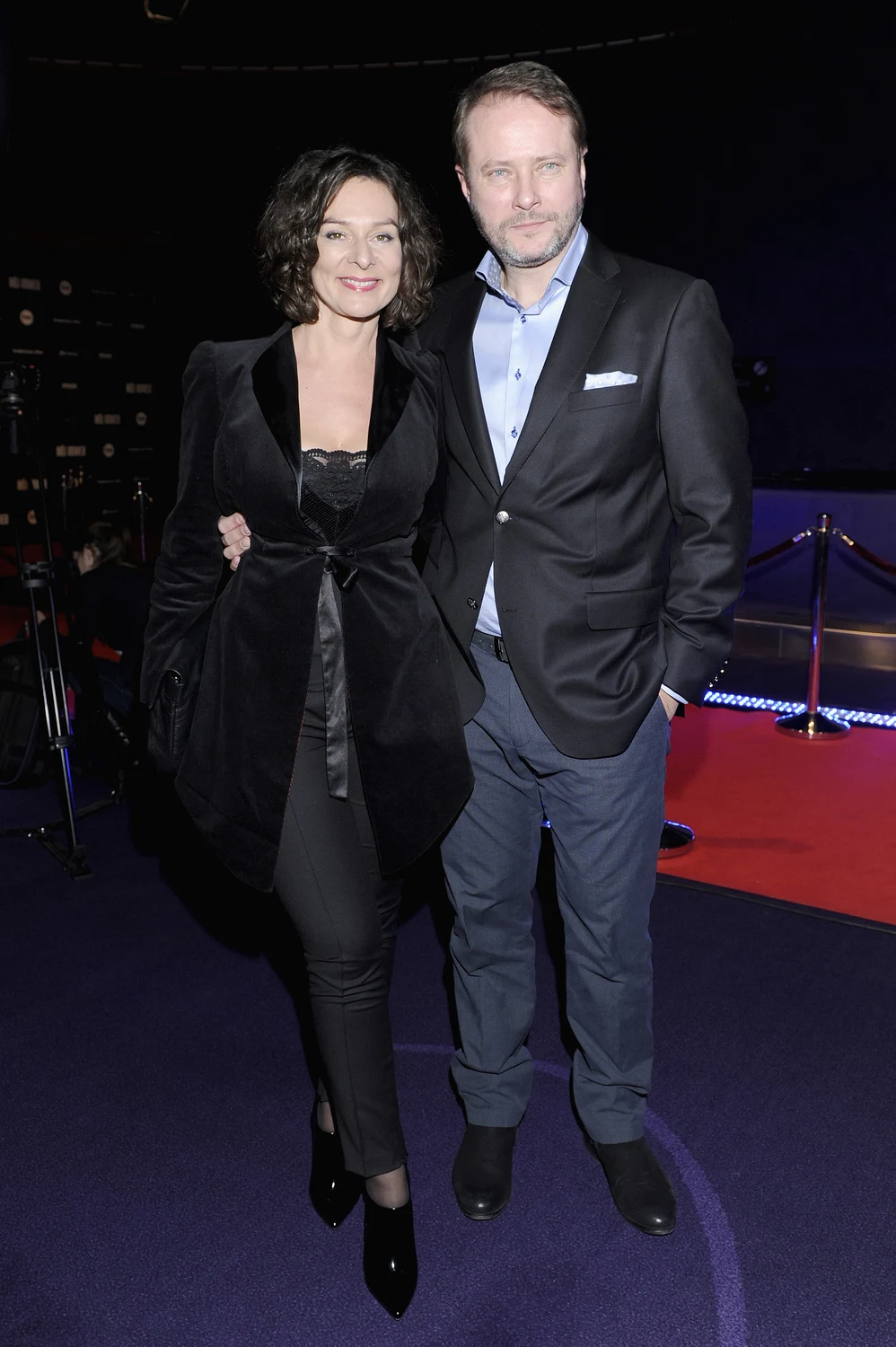 Artur Żmijewski z żoną Artur Żmijewski z żoną