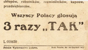 Broszura propagandowa wydana z okazji referendum