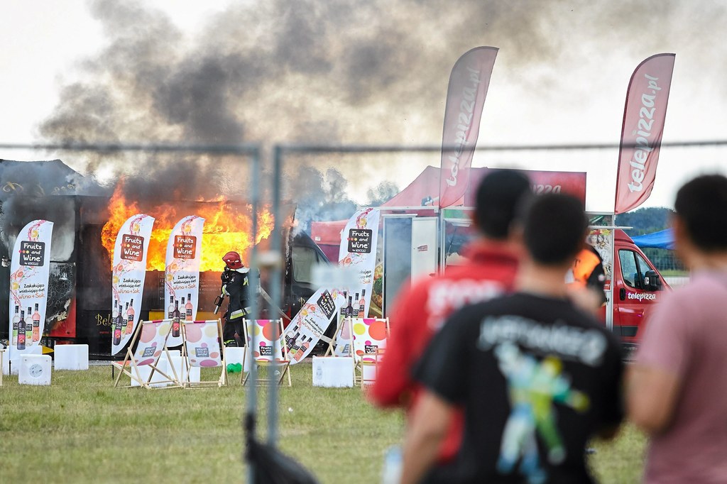 Akcja strażaków na Open'er Festival 2016