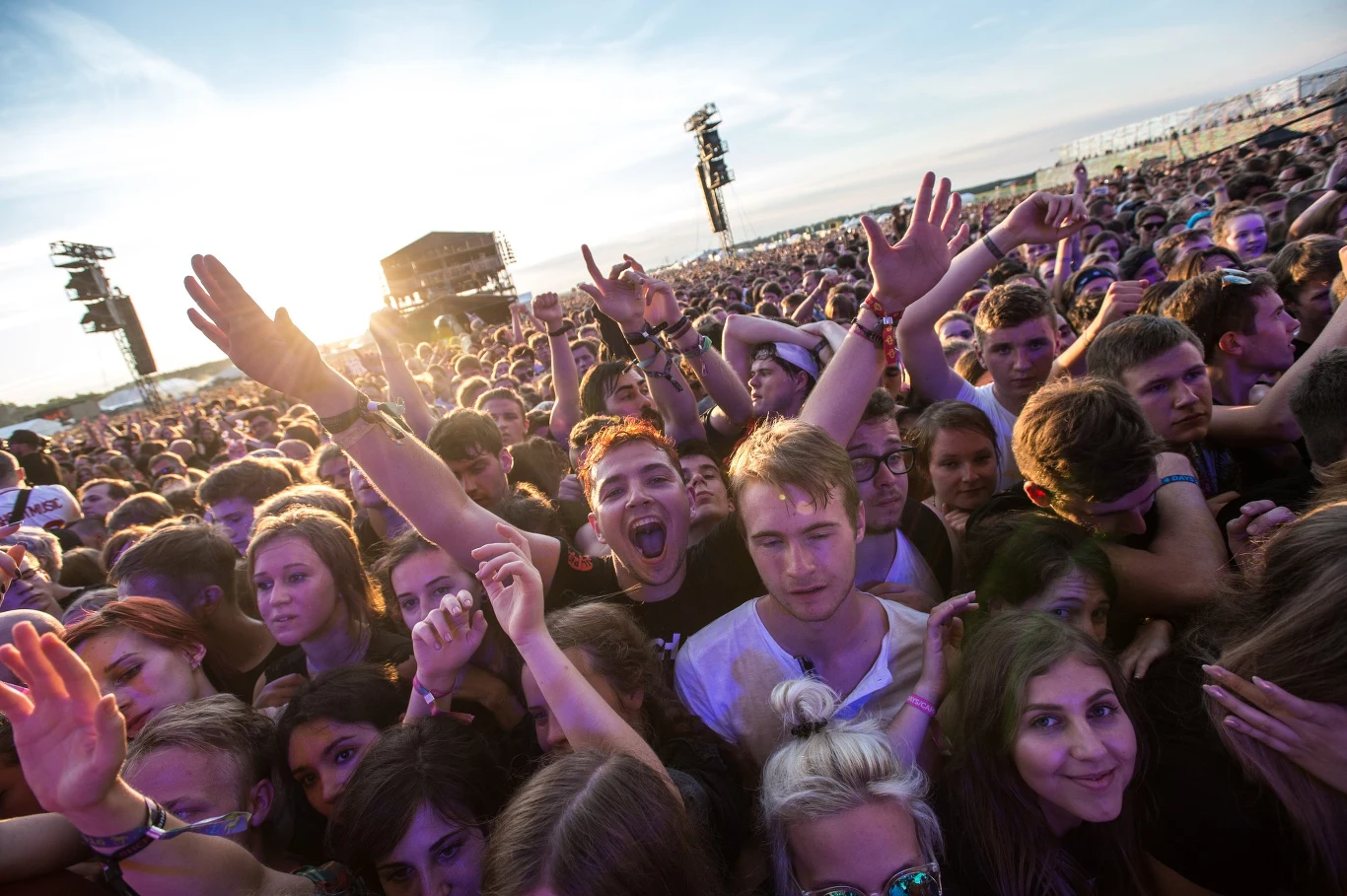 Publiczność w trakcie drugiego dnia Open'er Festival 2016