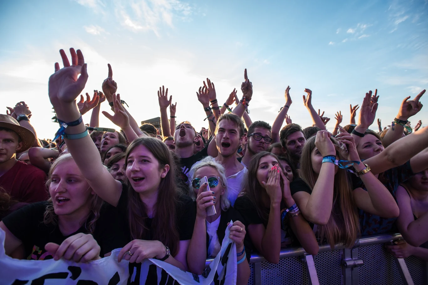 Publiczność w trakcie drugiego dnia Open'er Festival 2016