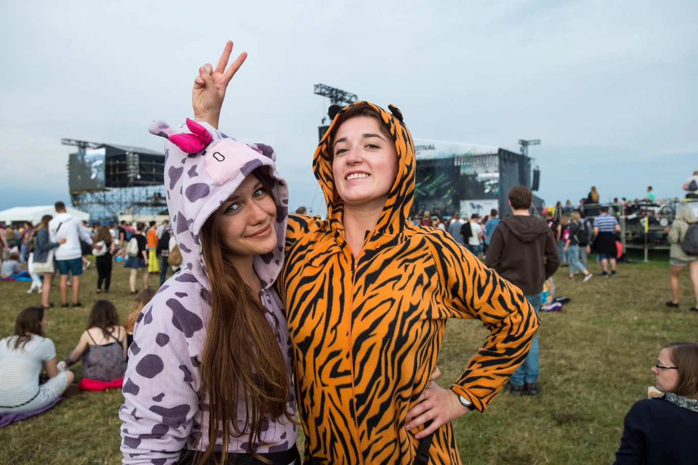 Publiczność w trakcie drugiego dnia Open'er Festival 2016
