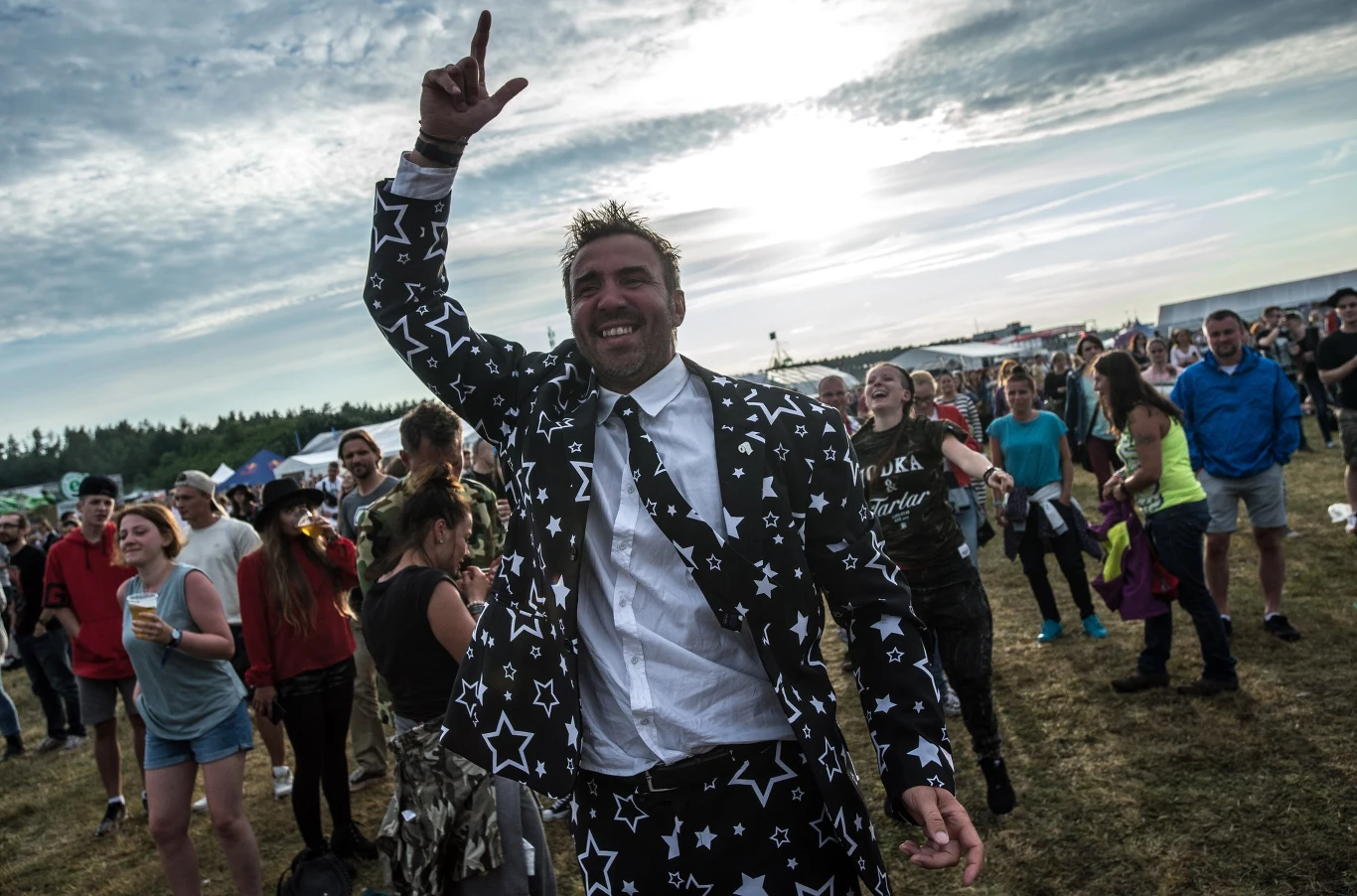 Publiczność w trakcie drugiego dnia Open'er Festival 2016