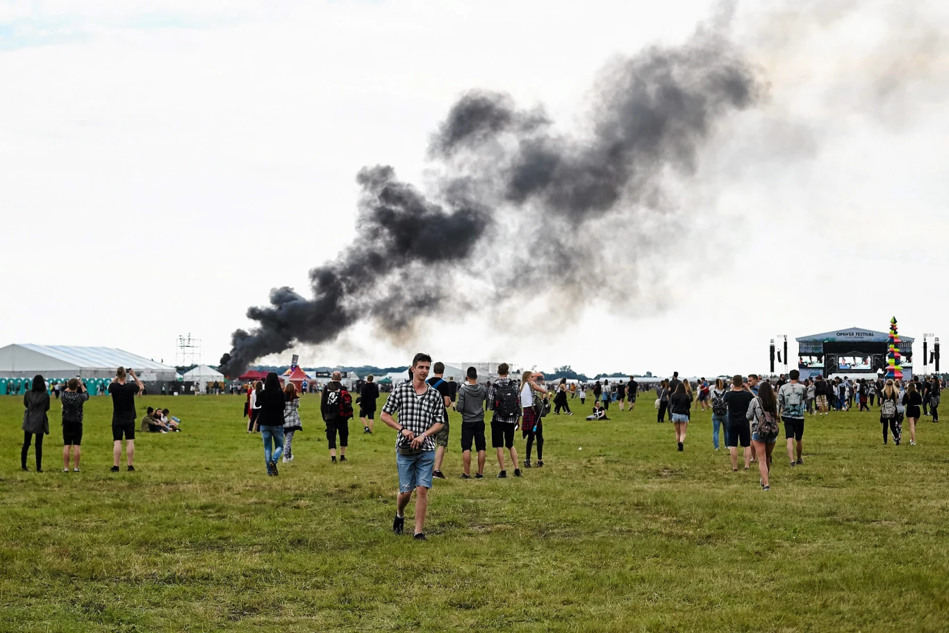 Pożar na Open'er Festival 2016