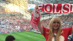 Maryla Rodowicz na stadionie w Marsylii