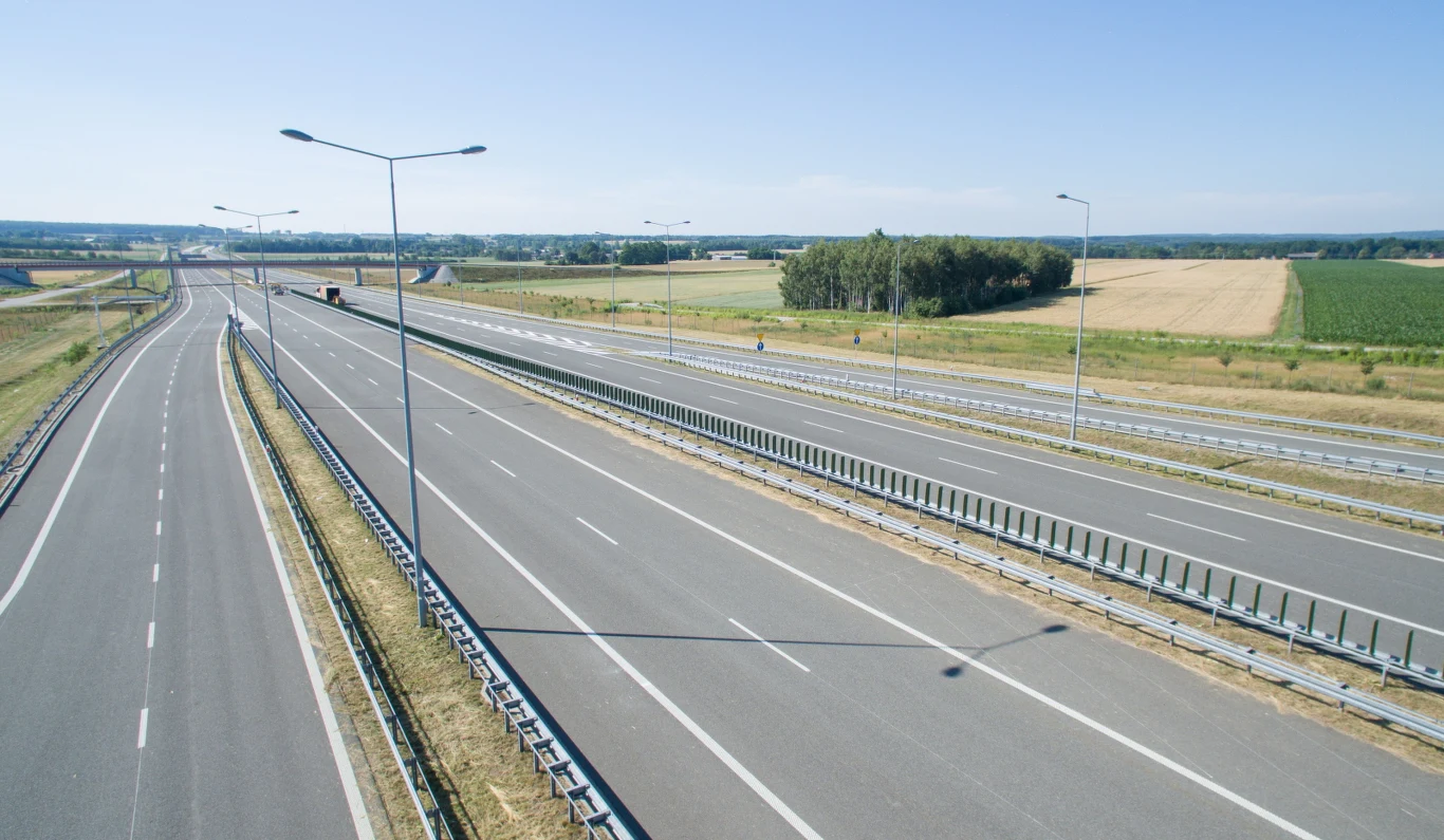Autostrada A1 koło Łodzi