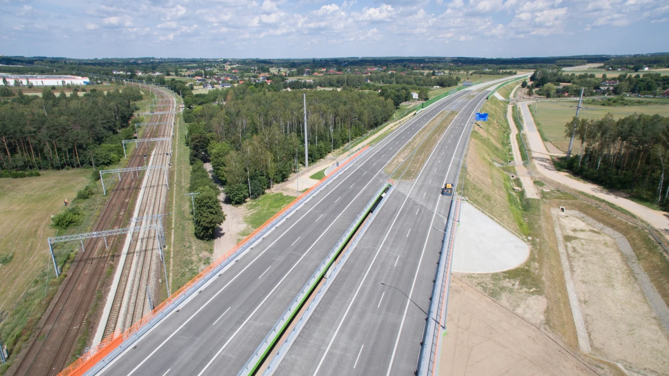 Autostrada A1 koło Łodzi