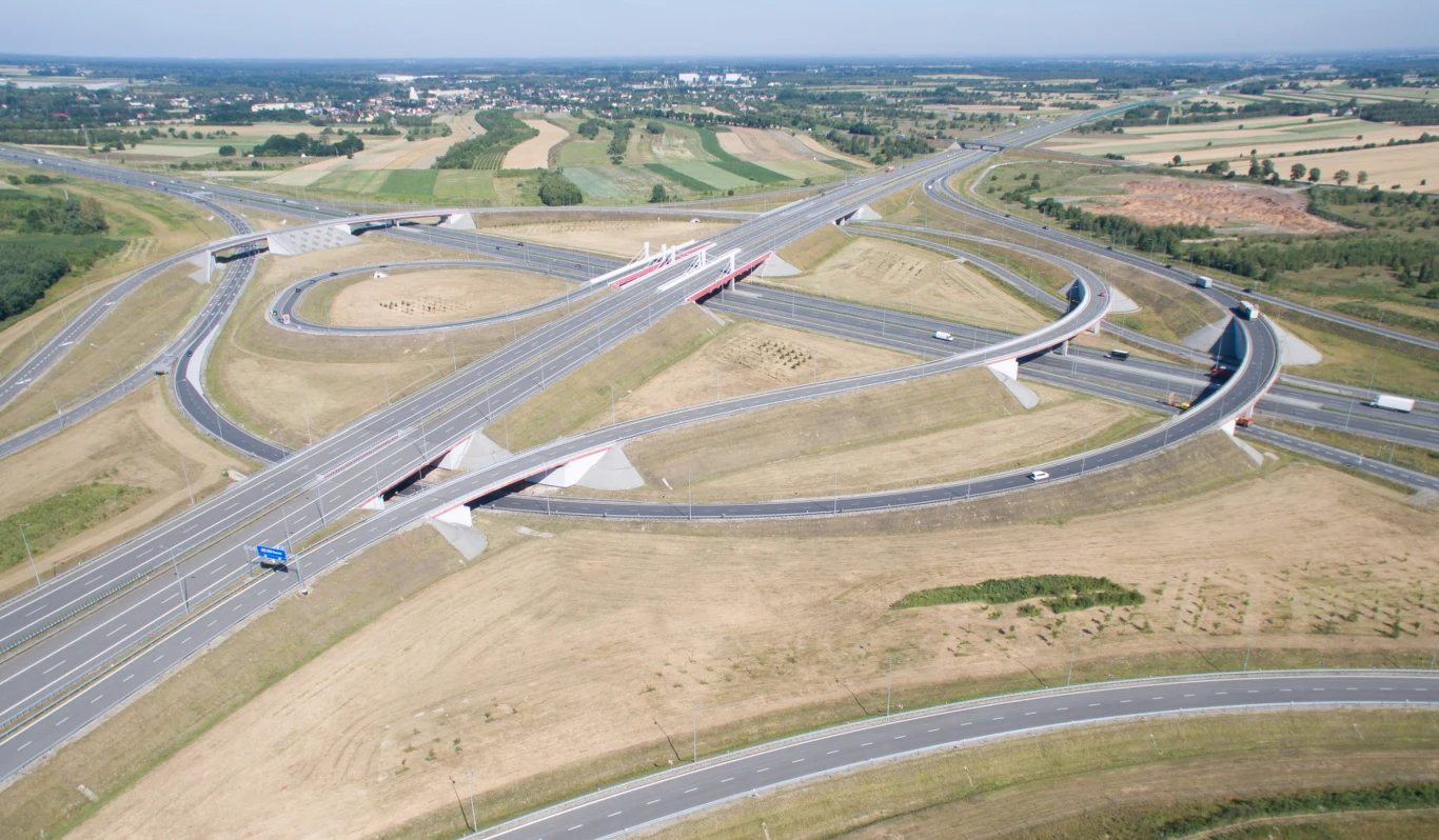 Autostrada A1 koło Łodzi