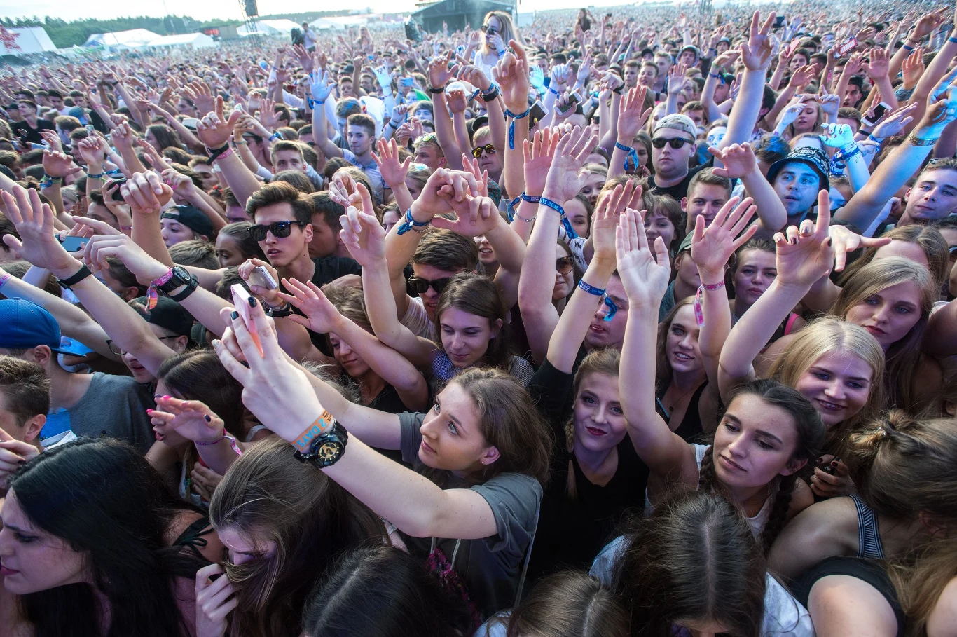 Publiczność trzeciego dnia na Open'er Festival