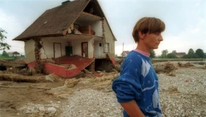 Żelazno koło Kłodzka u podnóży Karkonoszy, lipiec 1997 roku